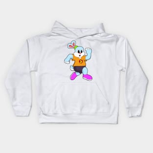 Rabbit at Running Kids Hoodie